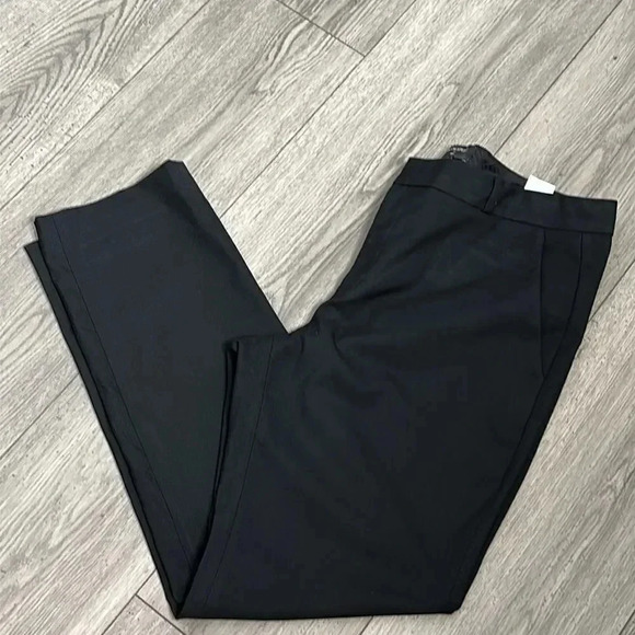 Banana Republic Ryan Slim Straight-Fit Washable Wool-Blend Pant Size 12 - Picture 8 of 9